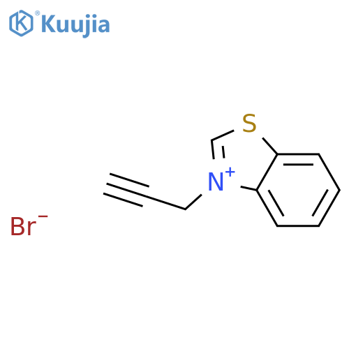 Benzothiazolium,3-(2-propyn-1-yl)-, bromide (1:1) structure