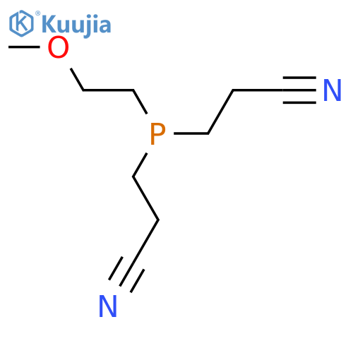 Propanenitrile, 3,3'-[(2-methoxyethyl)phosphinidene]bis- structure