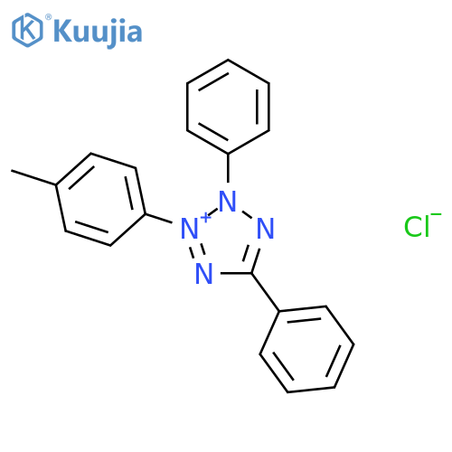 2-(4-methylphenyl)-3,5-diphenyltetrazol-2-ium;chloride structure