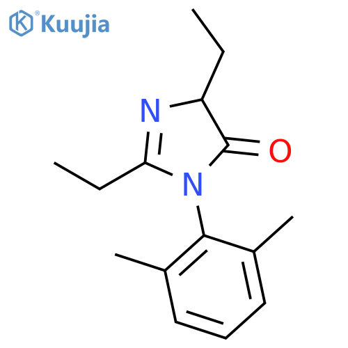 4H-Imidazol-4-one, 3-(2,6-dimethylphenyl)-2,5-diethyl-3,5-dihydro- structure