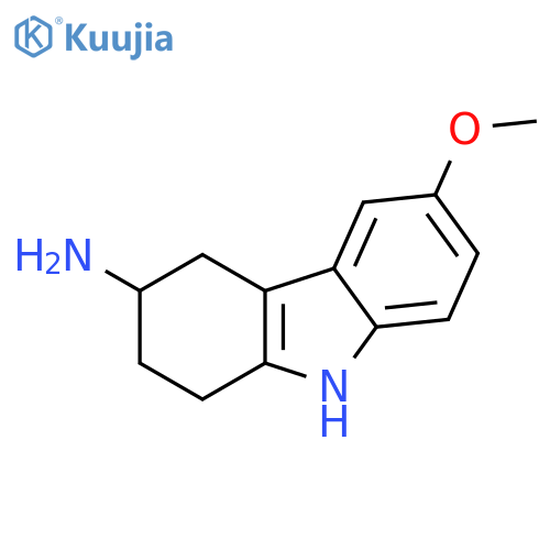 6-Methoxy-2,3,4,9-tetrahydro-1H-carbazol-3-amine structure