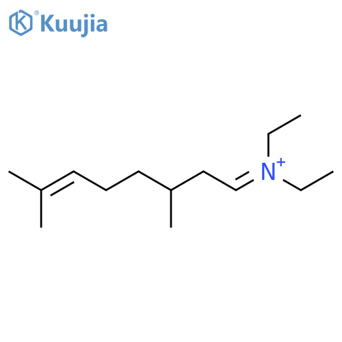 Ethanaminium, N-(3,7-dimethyl-6-octenylidene)-N-ethyl- structure