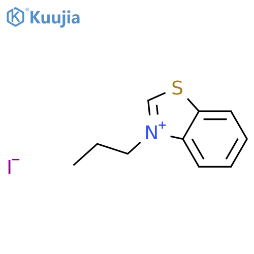 Benzothiazolium,3-propyl-, iodide (1:1) structure