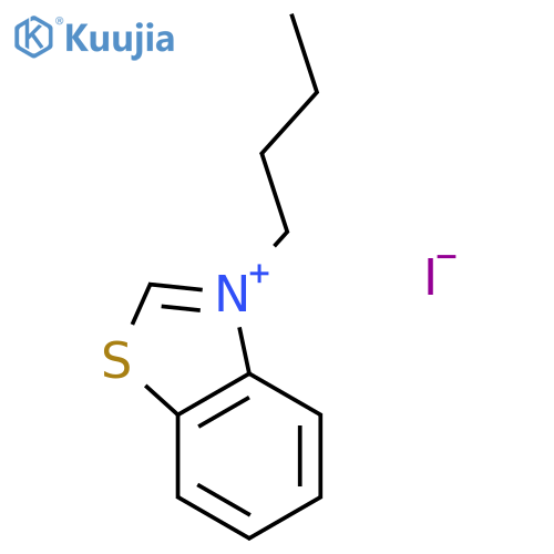 Benzothiazolium, 3-butyl-, iodide structure