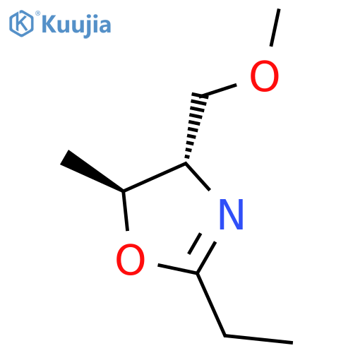 Oxazole, 2-ethyl-4,5-dihydro-4-(methoxymethyl)-5-methyl-, trans- structure