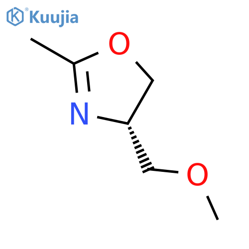 Oxazole, 4,5-dihydro-4-(methoxymethyl)-2-methyl-, (S)- structure