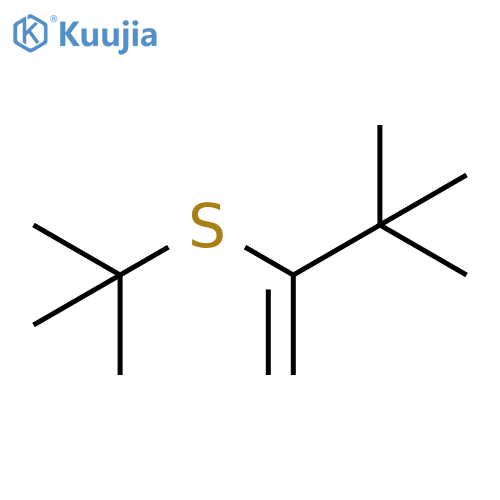 1-Butene, 2-[(1,1-dimethylethyl)thio]-3,3-dimethyl- structure