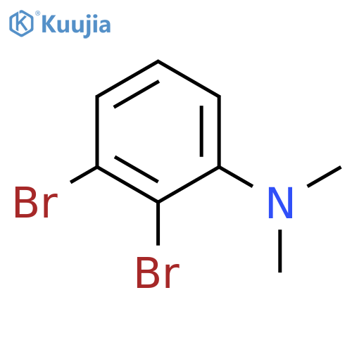 Benzenamine, 2,3-dibromo-N,N-dimethyl- structure