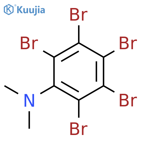 Benzenamine, 2,3,4,5,6-pentabromo-N,N-dimethyl- structure
