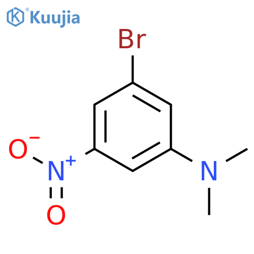 Benzenamine, 3-bromo-N,N-dimethyl-5-nitro- structure