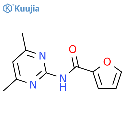 2-Furancarboxamide, N-(4,6-dimethyl-2-pyrimidinyl)- structure