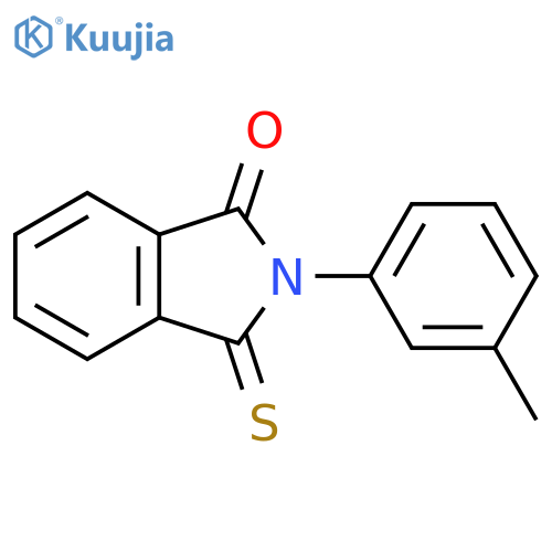1H-Isoindol-1-one, 2,3-dihydro-2-(3-methylphenyl)-3-thioxo- structure