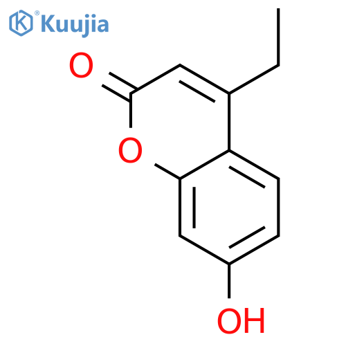 4-ethyl-7-hydroxy-2H-chromen-2-one structure