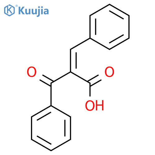 2-Benzoyl-3-phenylacrylic acid structure
