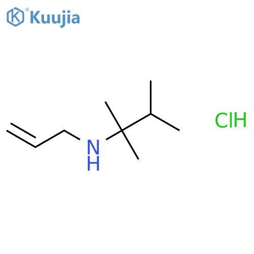 2-BUTANAMINE, 2,3-DIMETHYL-N-2-PROPENYL-, HYDROCHLORIDE structure