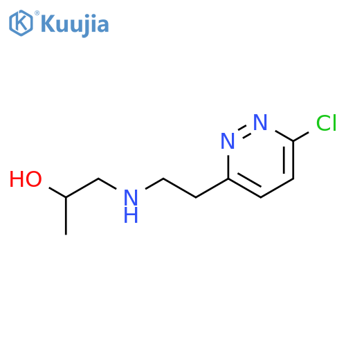2-Propanol, 1-[(6-chloro-3-pyridazinyl)ethylamino]- structure