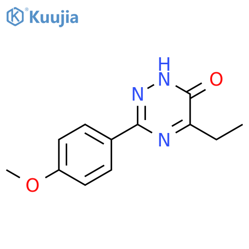1,2,4-Triazin-6(1H)-one, 5-ethyl-3-(4-methoxyphenyl)- structure