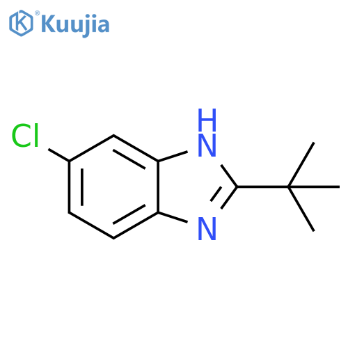 1H-Benzimidazole, 5-chloro-2-(1,1-dimethylethyl)- structure