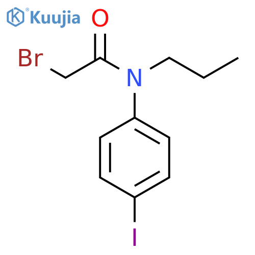 Acetamide, 2-bromo-N-(4-iodophenyl)-N-propyl- structure