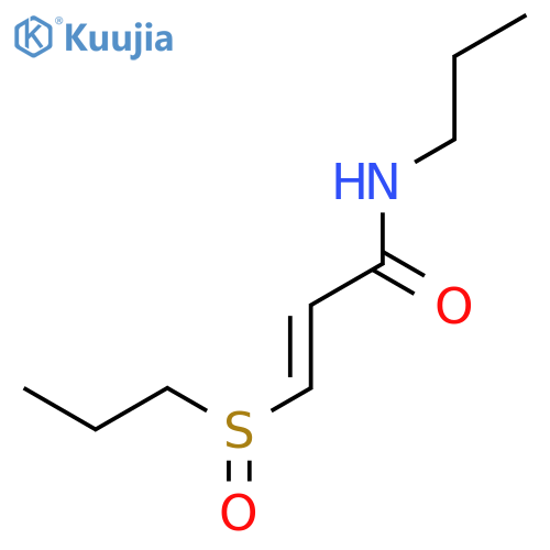 2-Propenamide,N-propyl-3-(propylsulfinyl)-, (Z)- (9CI) structure