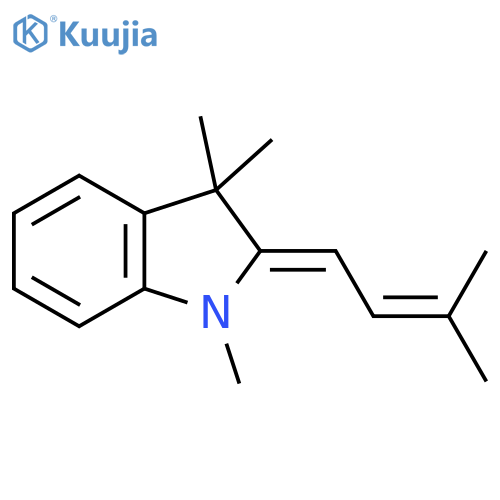 1H-Indole, 2,3-dihydro-1,3,3-trimethyl-2-(3-methyl-2-butenylidene)-, (Z)- structure