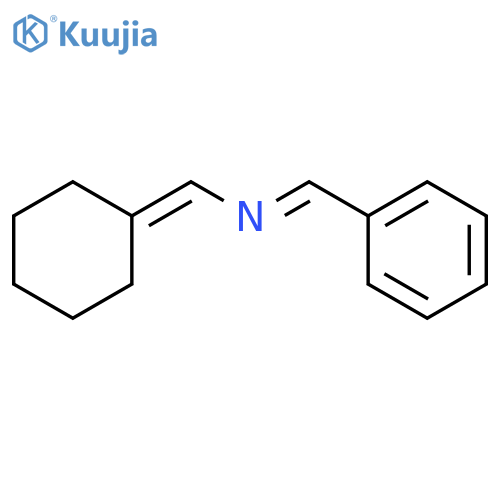 Methanamine, 1-cyclohexylidene-N-(phenylmethylene)- structure