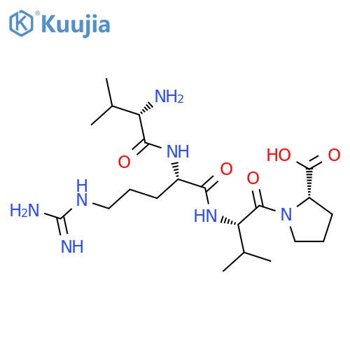 L-PROLINE, L-VALYL-L-ARGINYL-L-VALYL- structure