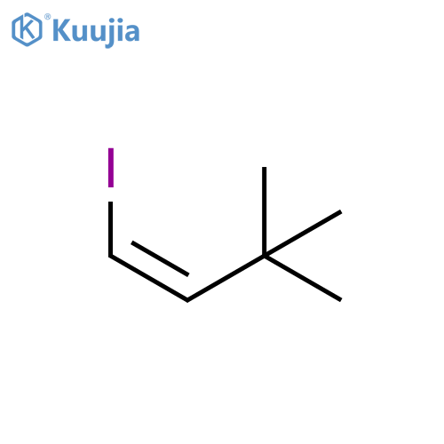 1-Butene, 1-iodo-3,3-dimethyl-, (1Z)- structure
