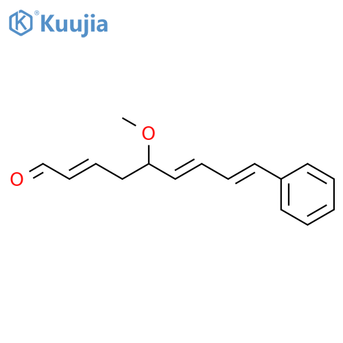 2,6,8-Nonatrienal, 5-methoxy-9-phenyl-, (E,E,E)- structure