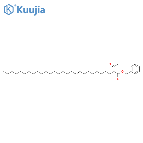 10-Octacosenoic acid, 2-acetyl-2,10-dimethyl-, phenylmethyl ester structure