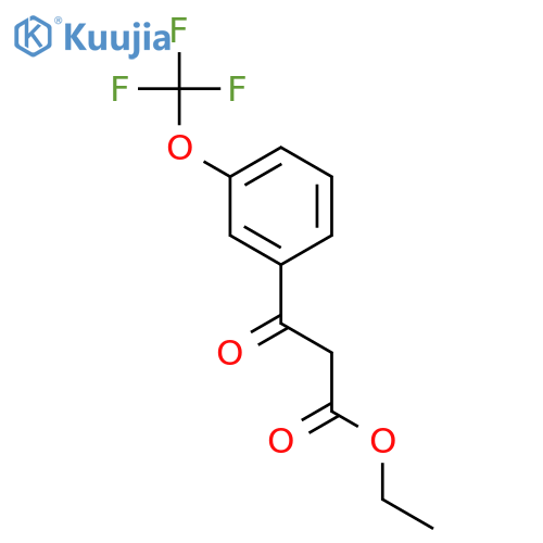 Ethyl 3-Oxo-3-(3-trifluoromethoxyphenyl)propanoate structure