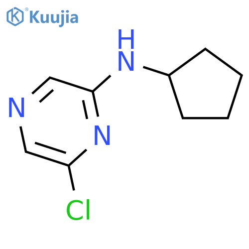 6-Chloro-N-cyclopentyl-2-pyrazinamine structure
