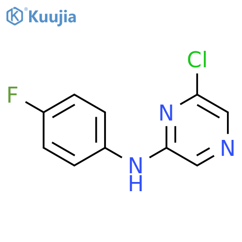 6-Chloro-N-(4-fluorophenyl)-2-pyrazinamine structure