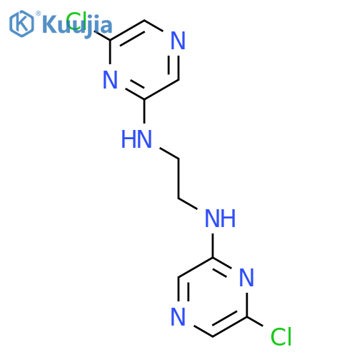 1,2-Ethanediamine, N,N'-bis(6-chloropyrazinyl)- structure