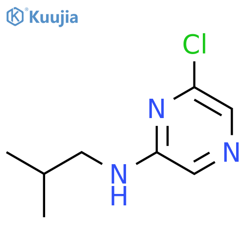 6-chloro-N-(2-methylpropyl)pyrazin-2-amine structure