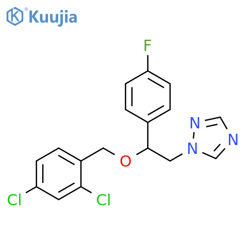 1H-1,2,4-Triazole,1-[2-[(2,4-dichlorophenyl)methoxy]-2-(4-fluorophenyl)ethyl]- structure
