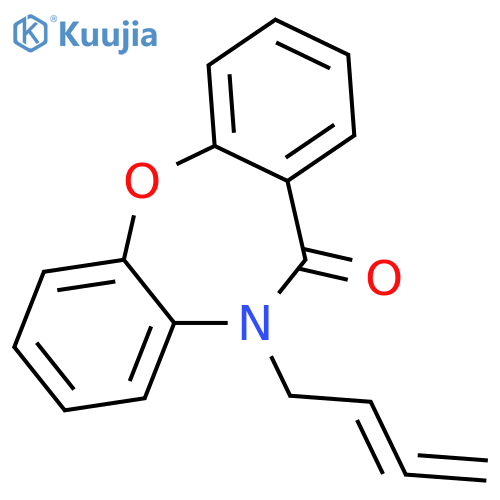 Dibenz[b,f][1,4]oxazepin-11(10H)-one, 10-(2,3-butadienyl)- structure