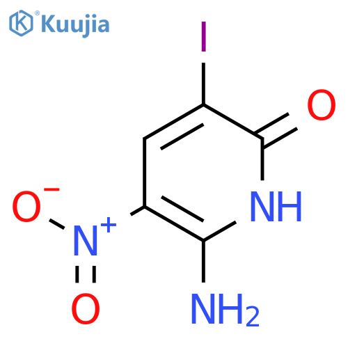 6-Amino-3-iodo-5-nitro-1H-pyridin-2-one- structure