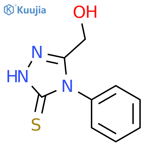 (4-phenyl-5-sulfanyl-4H-1,2,4-triazol-3-yl)methanol structure