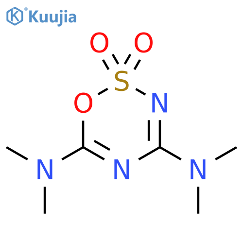 1,2,3,5-Oxathiadiazine-4,6-diamine, N,N,N',N'-tetramethyl-, 2,2-dioxide structure