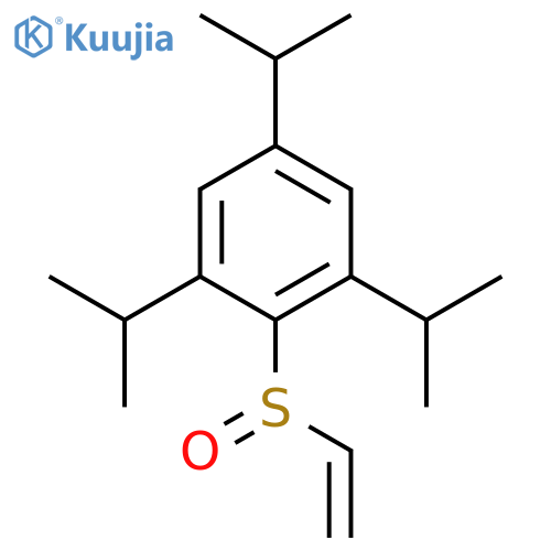 Benzene, 2-(ethenylsulfinyl)-1,3,5-tris(1-methylethyl)- structure