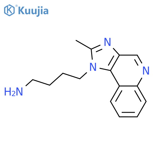 1H-Imidazo[4,5-c]quinoline-1-butanamine, 2-methyl- structure