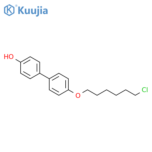 [1,1'-Biphenyl]-4-ol, 4'-[(6-chlorohexyl)oxy]- structure