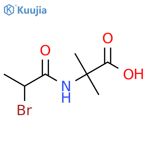 ALANINE, N-(2-BROMO-1-OXOPROPYL)-2-METHYL- structure