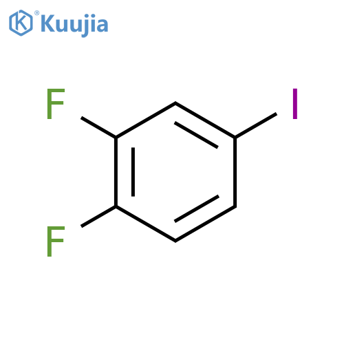 1,2-Difluoro-4-iodobenzene structure