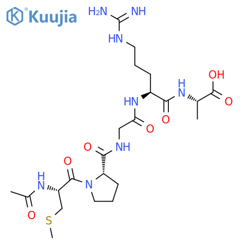 L-Alanine, N-acetyl-S-methyl-L-cysteinyl-L-prolylglycyl-L-arginyl- structure