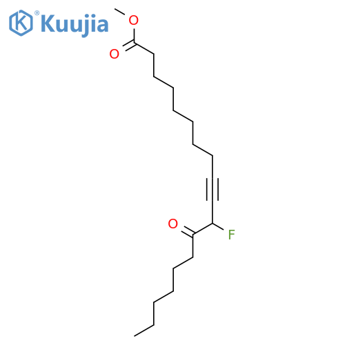 9-Octadecynoic acid, 11-fluoro-12-oxo-, methyl ester structure