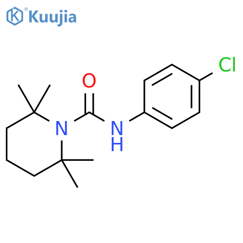 1-Piperidinecarboxamide, N-(4-chlorophenyl)-2,2,6,6-tetramethyl- structure
