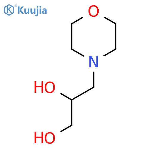 3-morpholino-1,2-propanediol structure