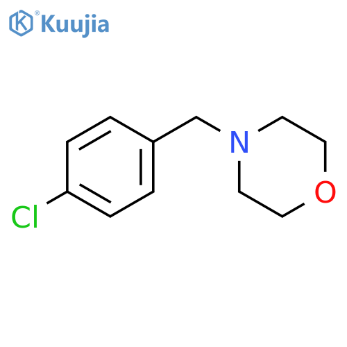 4-(4-chlorophenyl)methylmorpholine structure